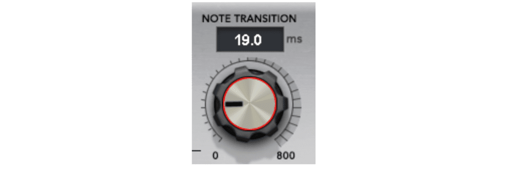 Waves Tune Note Transition