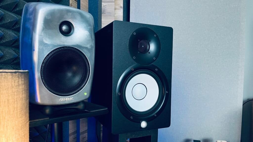 Genelec and Yamaha Studio Speakers